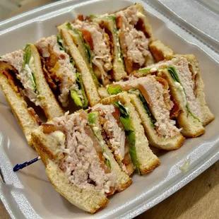 Triple decker club - Turkey and Bacon !