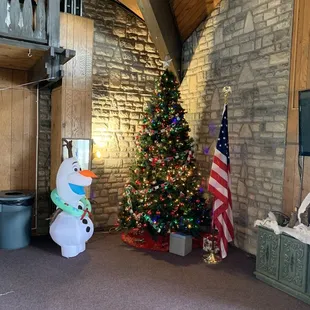 a decorated christmas tree