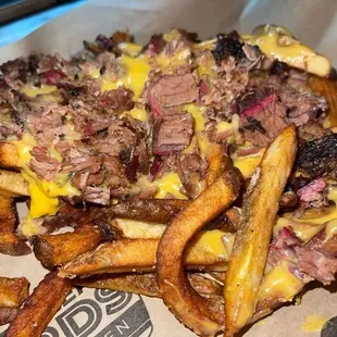 Brisket cheese fries