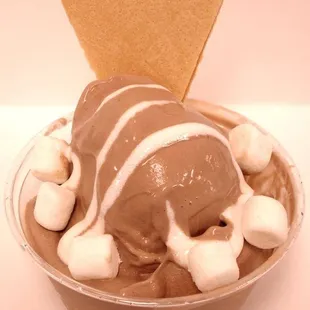 Chocolate Marshmallow Custard