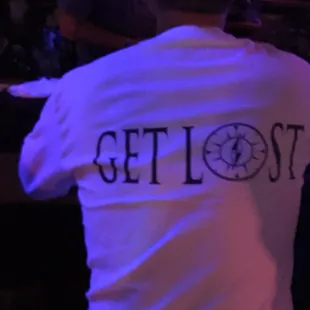 a man in a white t - shirt