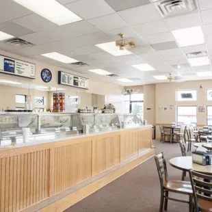 Here is a picture of our wonderful ice cream shop in Blaine, MN. We do all things ice cream!