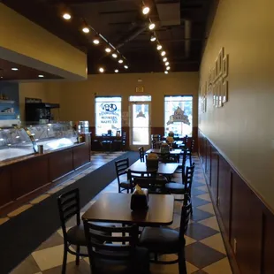 A shot looking towards the front from the back hallway...