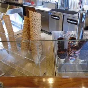 Various cone options.