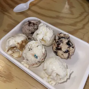 6 scoop flight