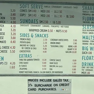 Big Dipper Menu Owensboro, Ky