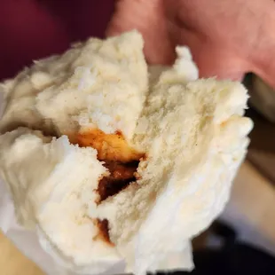 Steamed bbq pork bun