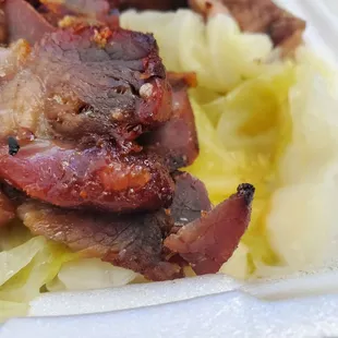 Duck &amp; BBQ Pork over rice.