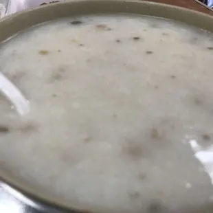 Pork and Preserved Egg Congee