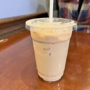iced caramel latte