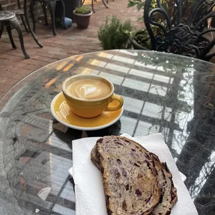 Cappuccino &amp; Cranberry Nut Toast