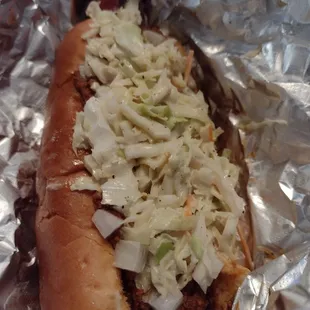 K Rob - huge - and one of the best chili dogs I've ever had