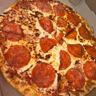 Pepperoni pizza