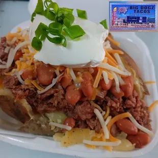 Loaded Smoked Potato (sold occasionally)