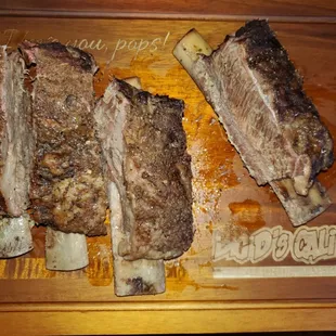 Smoked beef short ribs