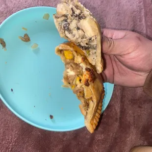 Chicken and Mushroom Empanada