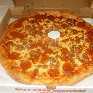 EXL Pepperoni, Sausage, And Extra Cheese