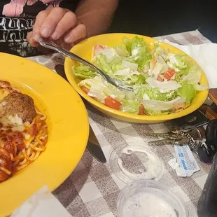 Spaghetti and Meatballs