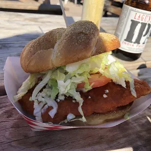 Blue Buffalo Chicken Sandwich