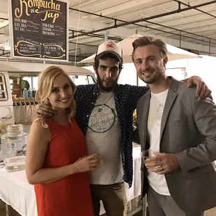 Co-owner Alexis, Charles, and Co-owner Austin!