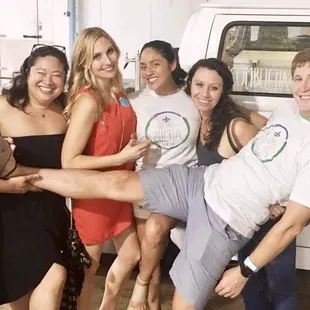 We're such a bunch of hams! Hehe Steve, me, Alexis, Sandy, Rochelle and Eric! I think Sandy or Teneha took this pic!