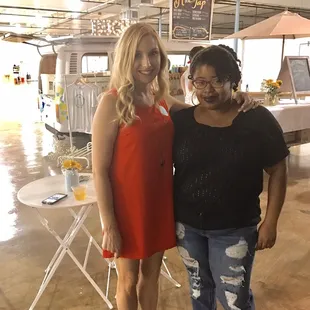 Co-owner Alexis and Elite Yelper Shercole!