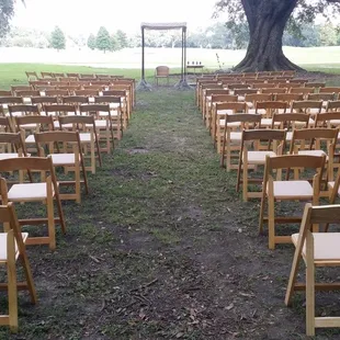 Wedding Ceremony for 125 @ Audubon Club House