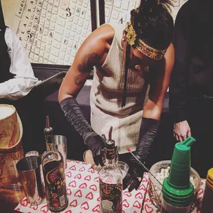 The best drink of the night in my opinion! The coffee and marshmallow cocktail