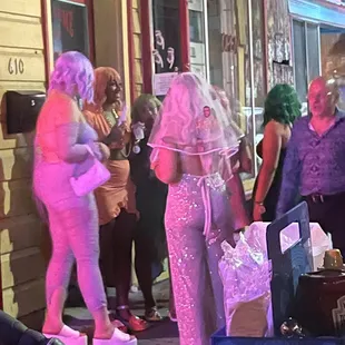 Bachelorette Parties - book with Pandii. The fiancé's picture was on her vail