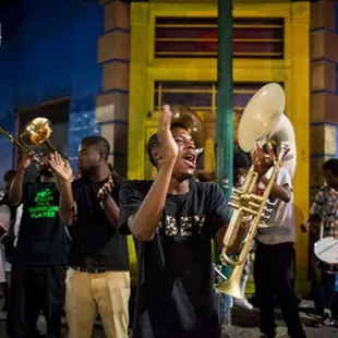 Brass band on Frenchmen