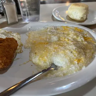 Cajun Chicken One Egg Grits