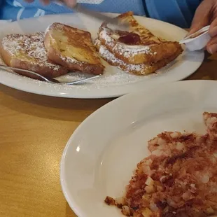 French Toast and Corned Beef Hash