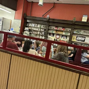 customers at the counter