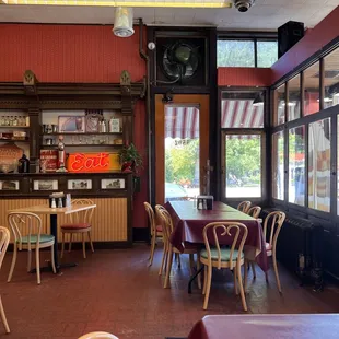 tables and chairs