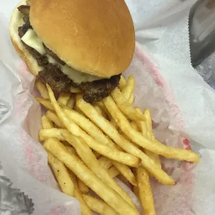 Mushroom Swiss Burger
