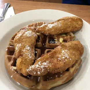 Chicken and waffles