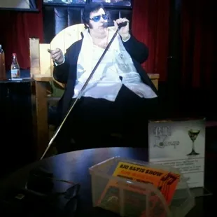 Front seat to Big Elvis