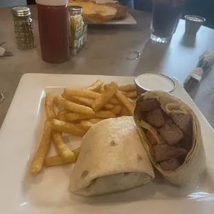Steak wrap (real steak)