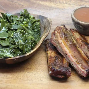 They smoke ribs on the weekend and the flavor is great!