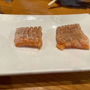 Fatty salmon house appetizer