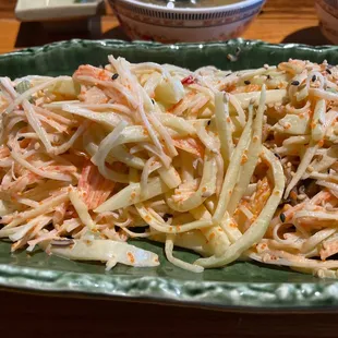 Spicy crab salad!