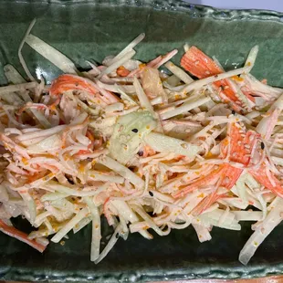 Spicy crab salad