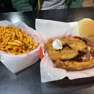 My husband got the AYCE fish. Great deal! Those fries were soooo good!