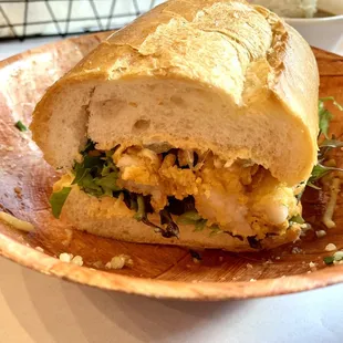 Shrimp Poboy Sandwich