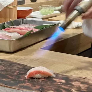 sashimi, sushi, sushi and sashimi, food