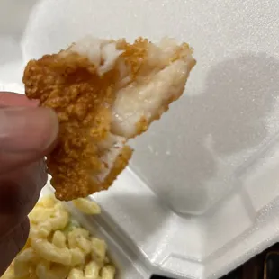 Under cooked Fillet of Sole Dinner Plate