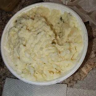Dry potato salad...