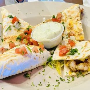 Seafood Quesadillas