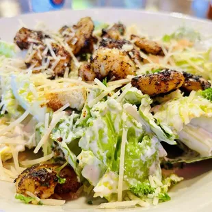 Blackened Shrimp Caesar Salad
