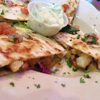 Seafood Quesadillas